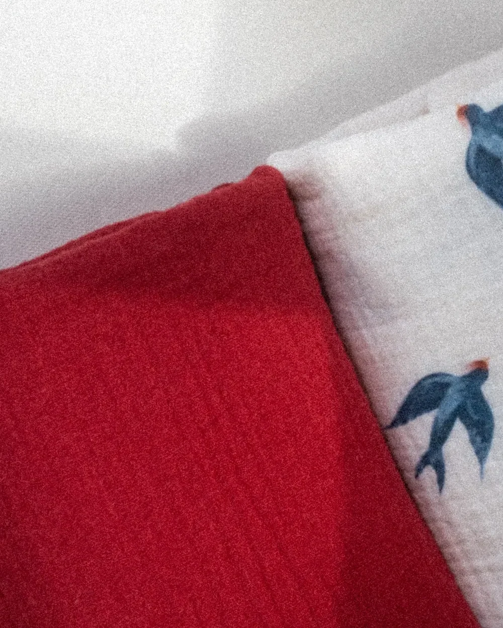 Cherry Muslin Square