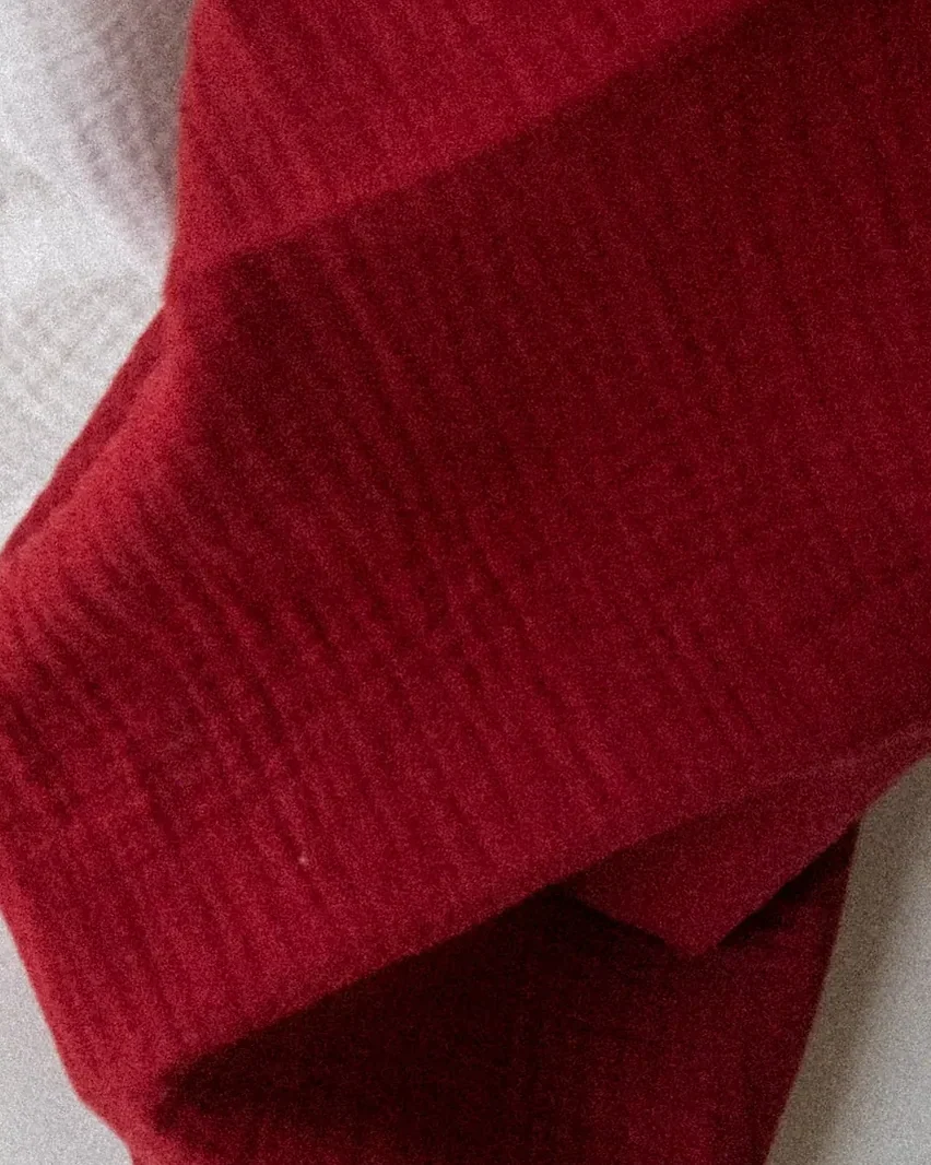 Cherry Muslin Square